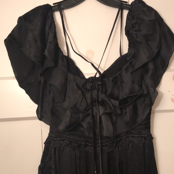 Ulla Johnson cold shoulder ruffle gown - Picture 8 of 14